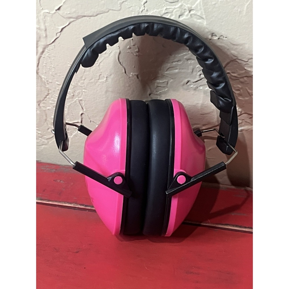 Walker's Children Baby & Kids Ear Muffs Toddler Hearing Protection Folding PINK - Picture 2 of 3